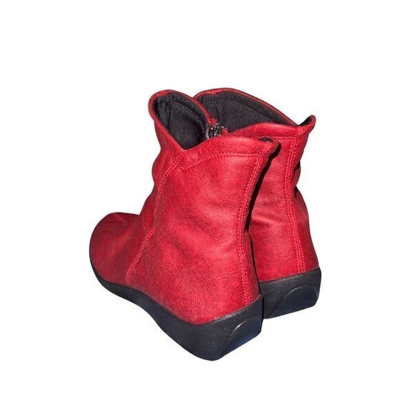 Arcopedico L19 Women's Cherry Red Supporting Ankle Boots 4281 size 41 (10.5) - Picture 6 of 11